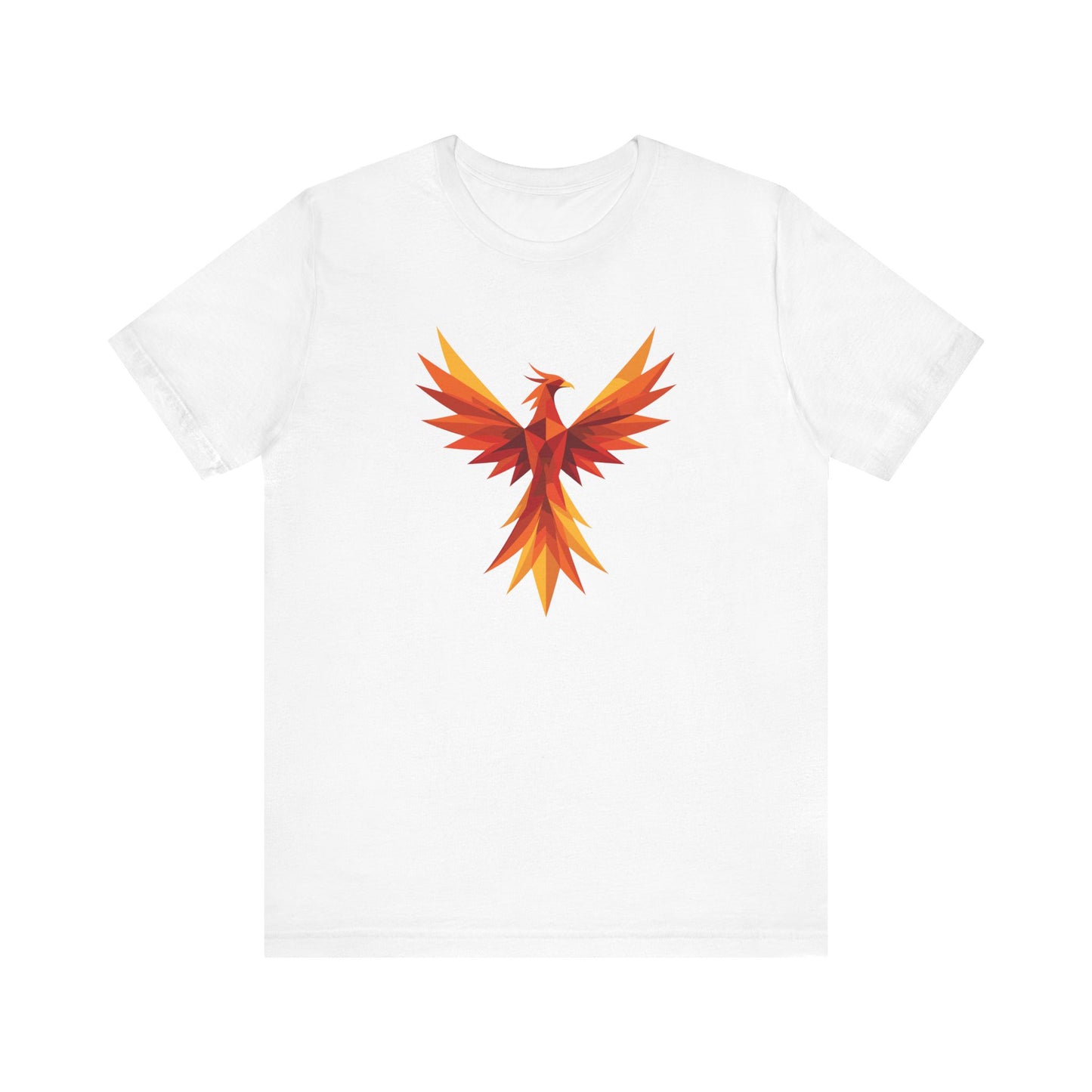 Phoenix Spirit Short Sleeve Tee | Unisex Shirt, Everyday Wear, Vibrant Graphic Tee, Summer Fashion, Express Delivery available