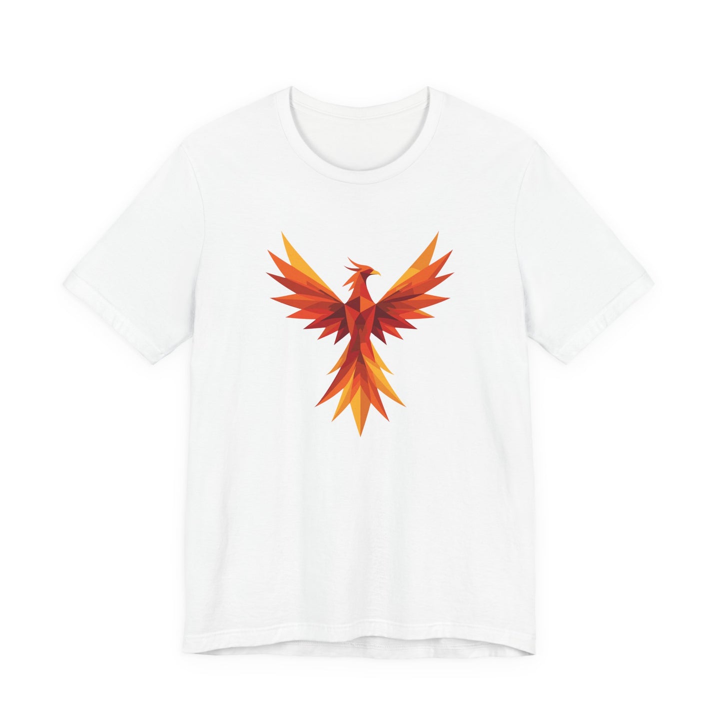 Phoenix Spirit Short Sleeve Tee | Unisex Shirt, Everyday Wear, Vibrant Graphic Tee, Summer Fashion, Express Delivery available