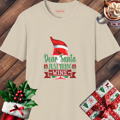 Dear Santa Just Bring Wine