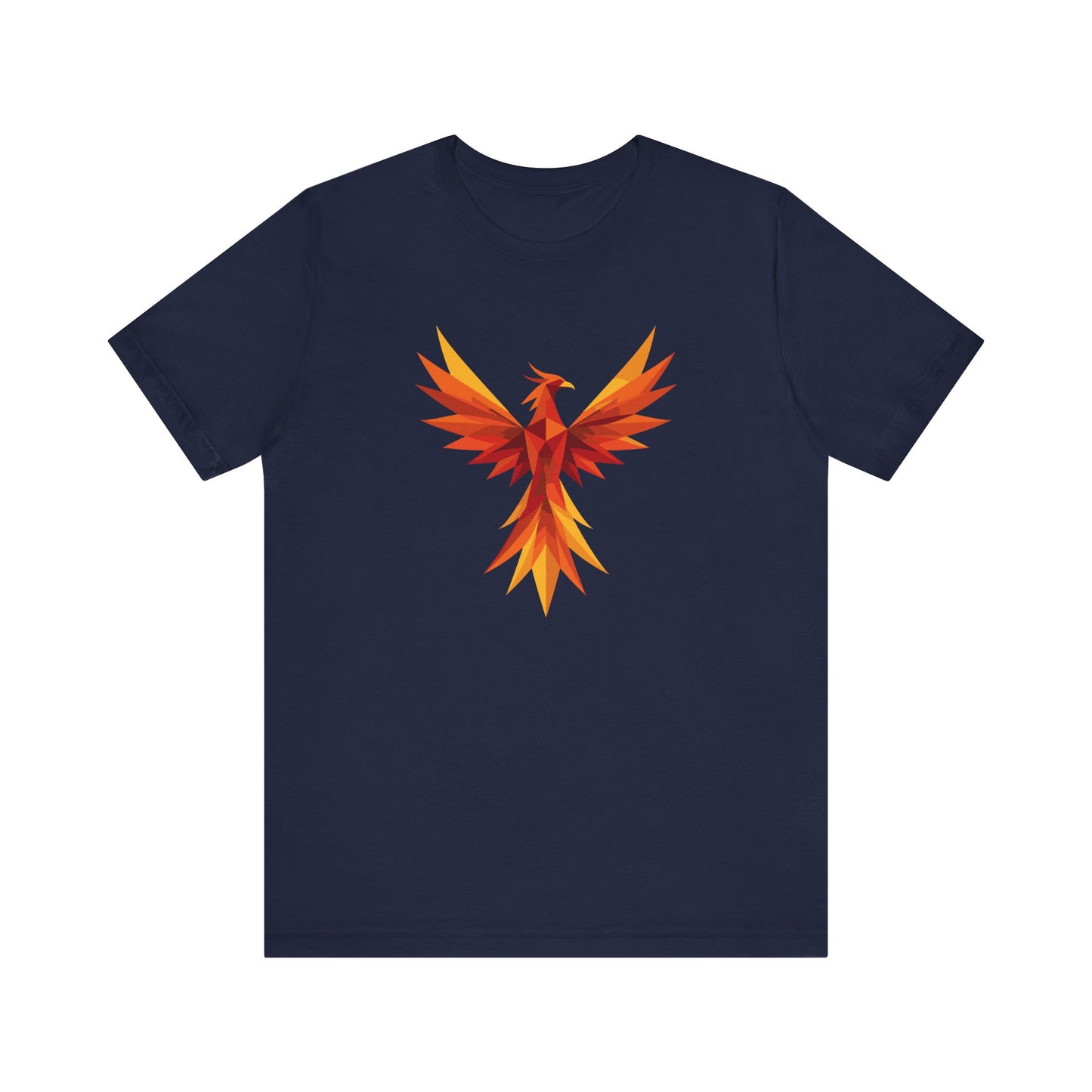 Phoenix Spirit Short Sleeve Tee | Unisex Shirt, Everyday Wear, Vibrant Graphic Tee, Summer Fashion, Express Delivery available