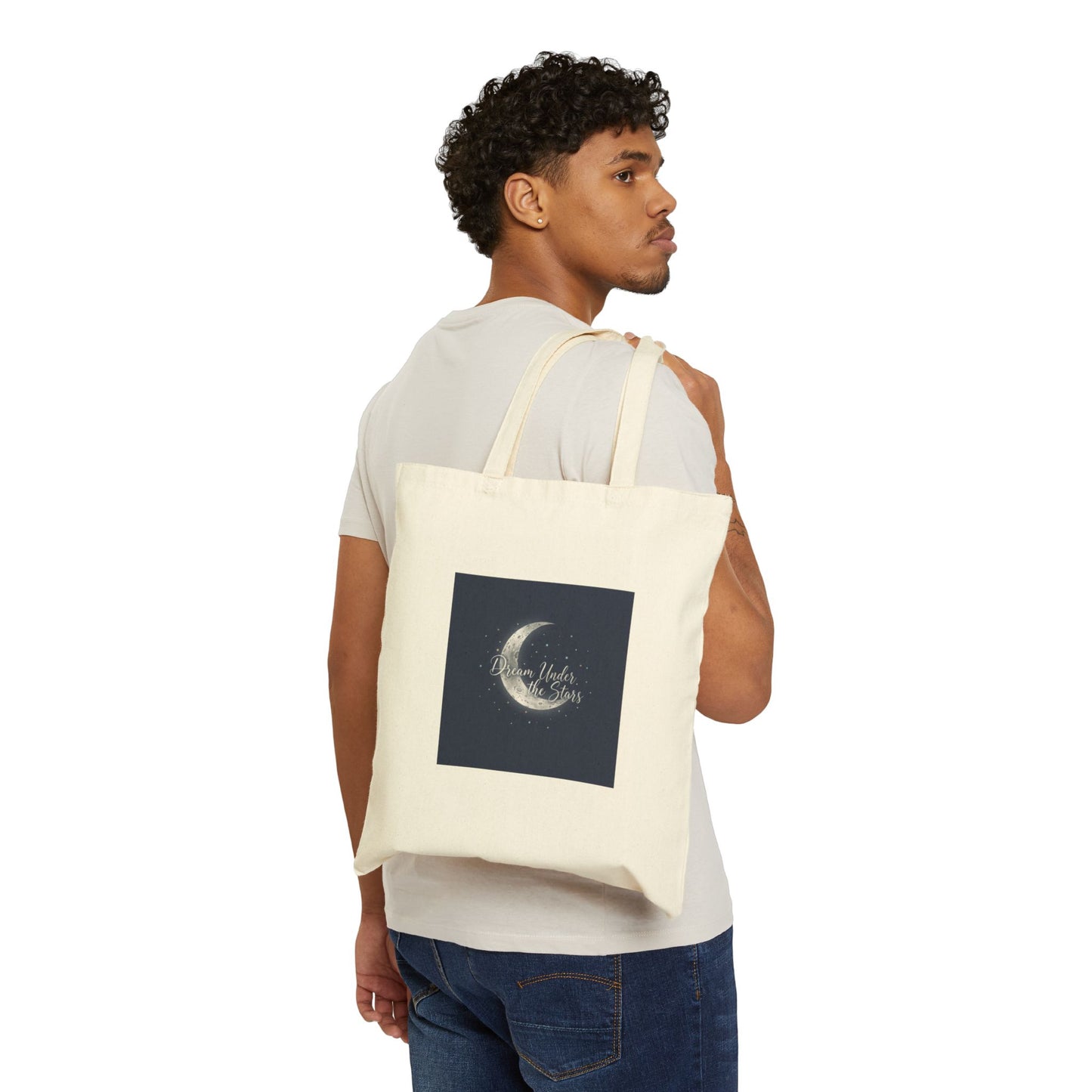 Moon Phases Crescent Tote Bag