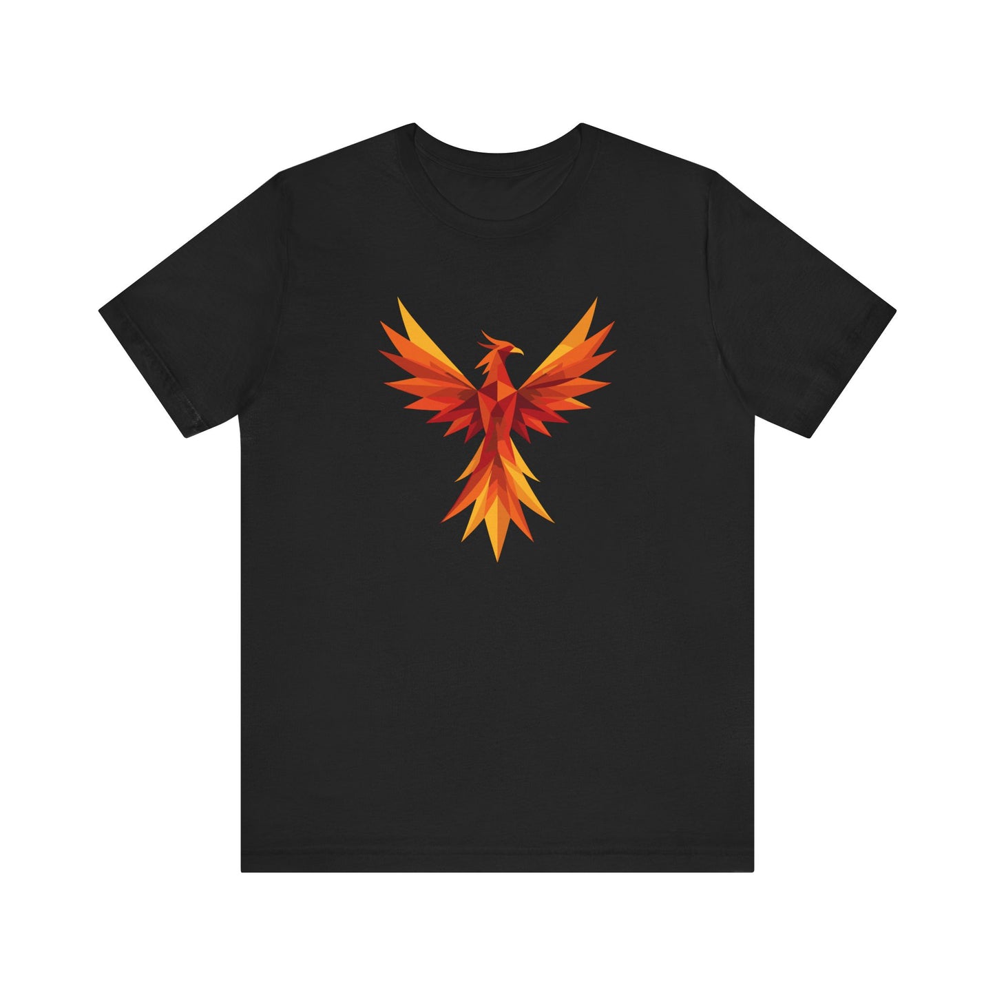 Phoenix Spirit Short Sleeve Tee | Unisex Shirt, Everyday Wear, Vibrant Graphic Tee, Summer Fashion, Express Delivery available