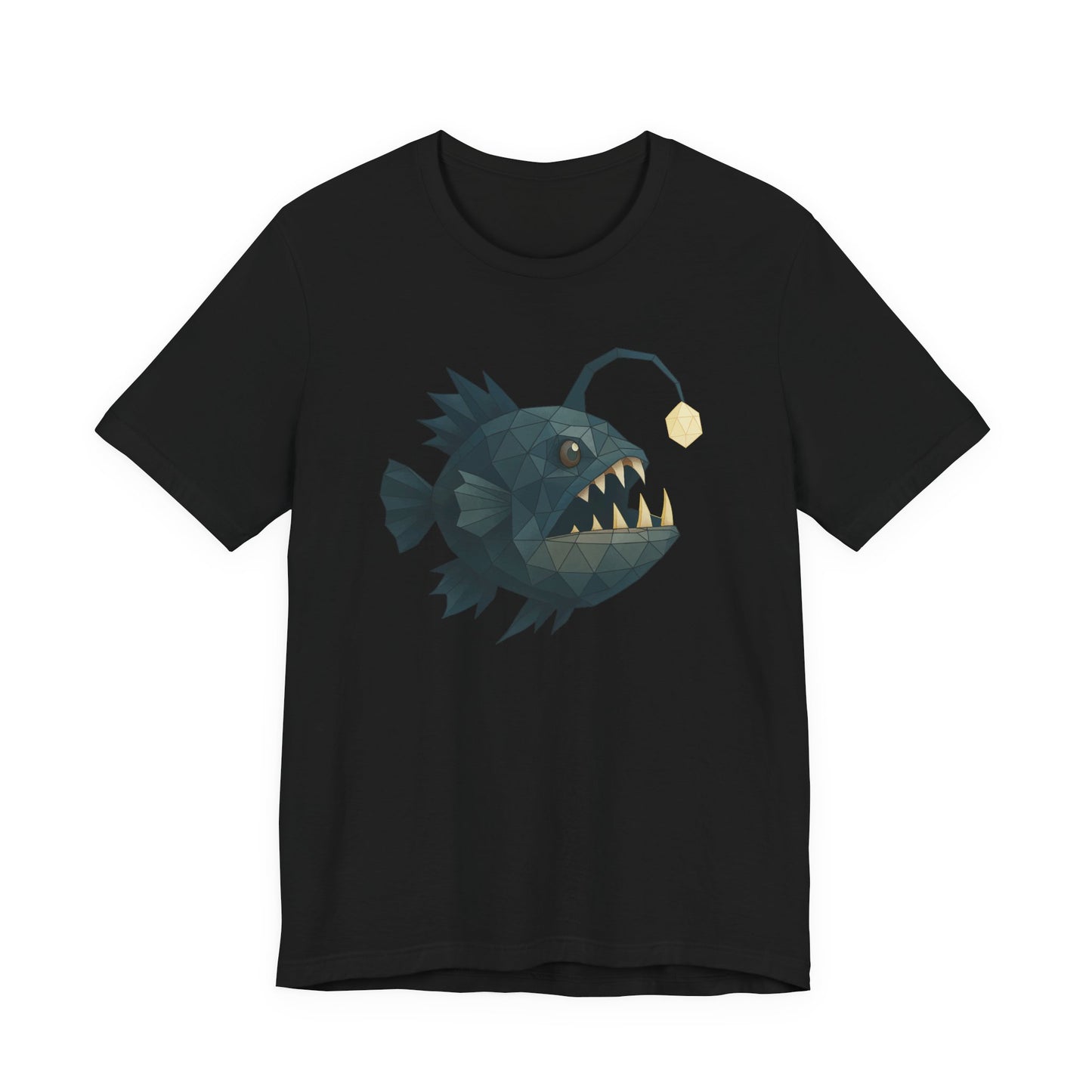 Anglerfish Graphic Tee, Trendy Unisex T-Shirt, Unique Sea Creature Apparel, Ocean Lover Gift, Fun Beachwear, Summer Vibes