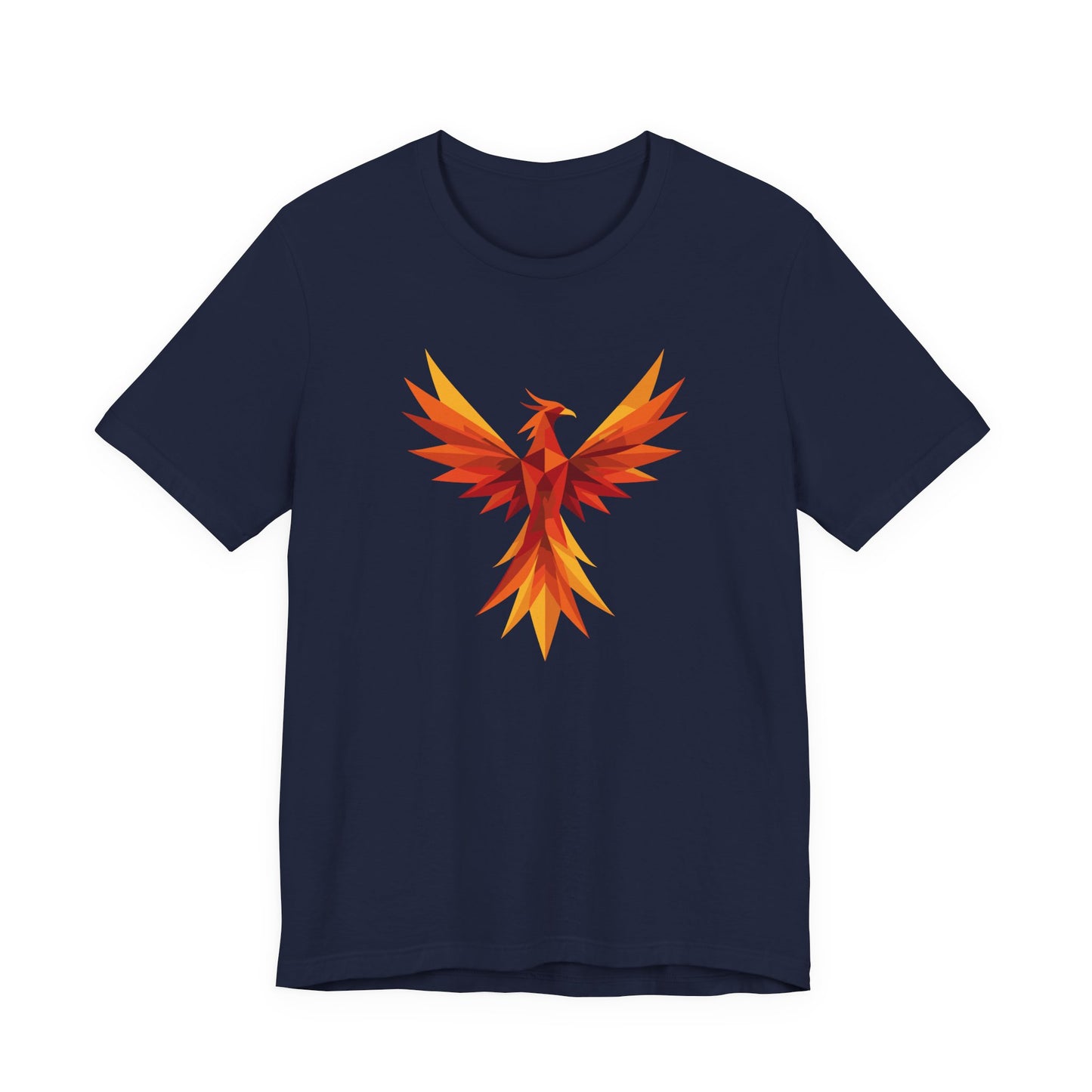 Phoenix Spirit Short Sleeve Tee | Unisex Shirt, Everyday Wear, Vibrant Graphic Tee, Summer Fashion, Express Delivery available