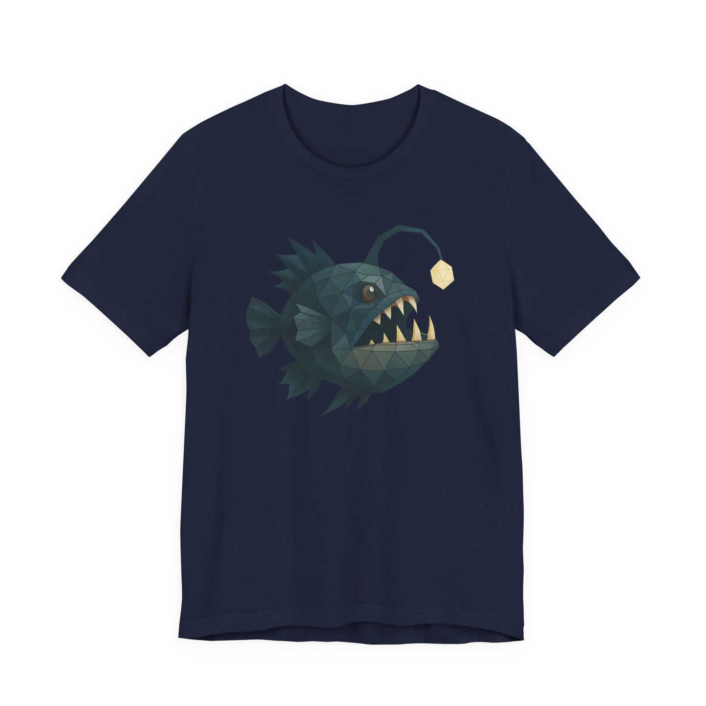 Anglerfish Graphic Tee, Trendy Unisex T-Shirt, Unique Sea Creature Apparel, Ocean Lover Gift, Fun Beachwear, Summer Vibes