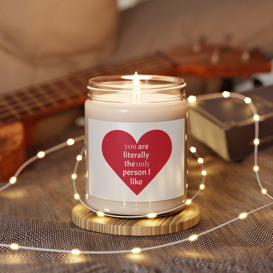 You Are Literally the Only Person I Like - Soy Candle